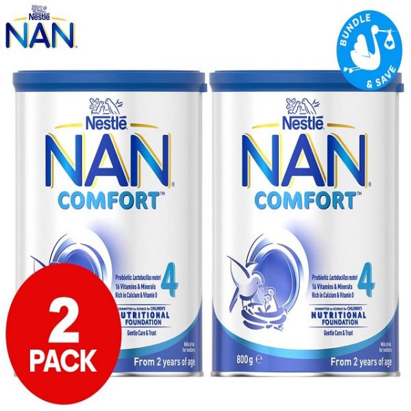 Nestlé NAN COMFORT 4 Toddler 2 Years Milk Drink Powder 800g